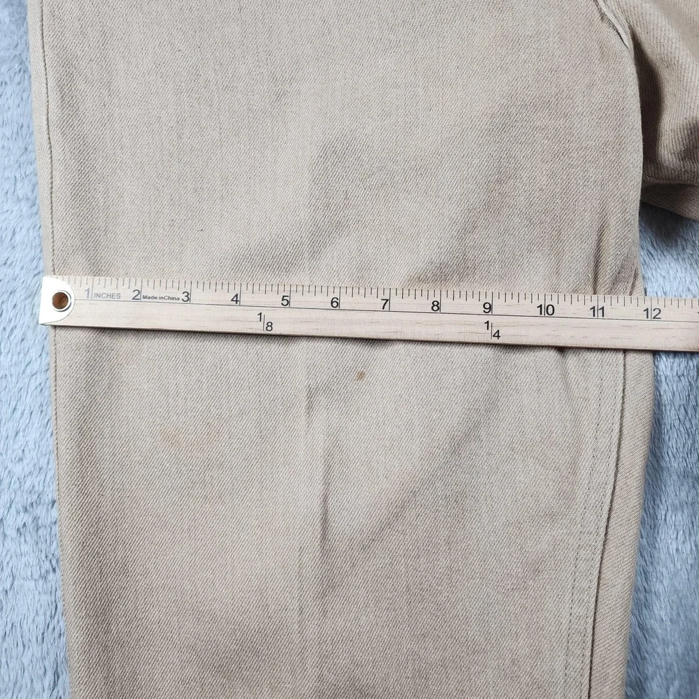 VINTAGE Levis 550 Jeans Men 36x32 (Fits 34x33) Beige Sandstone Orange Tab USA 90